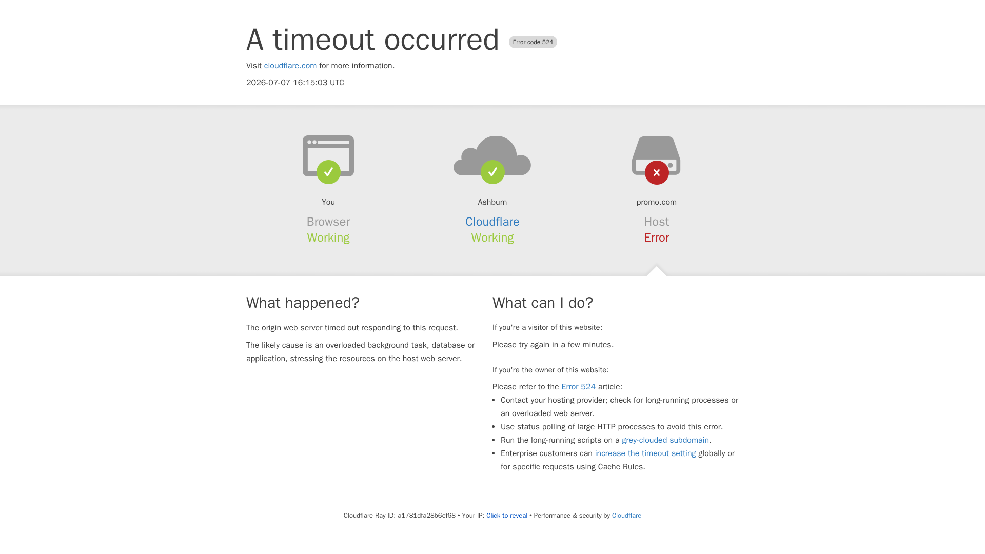 Test failure screenshot